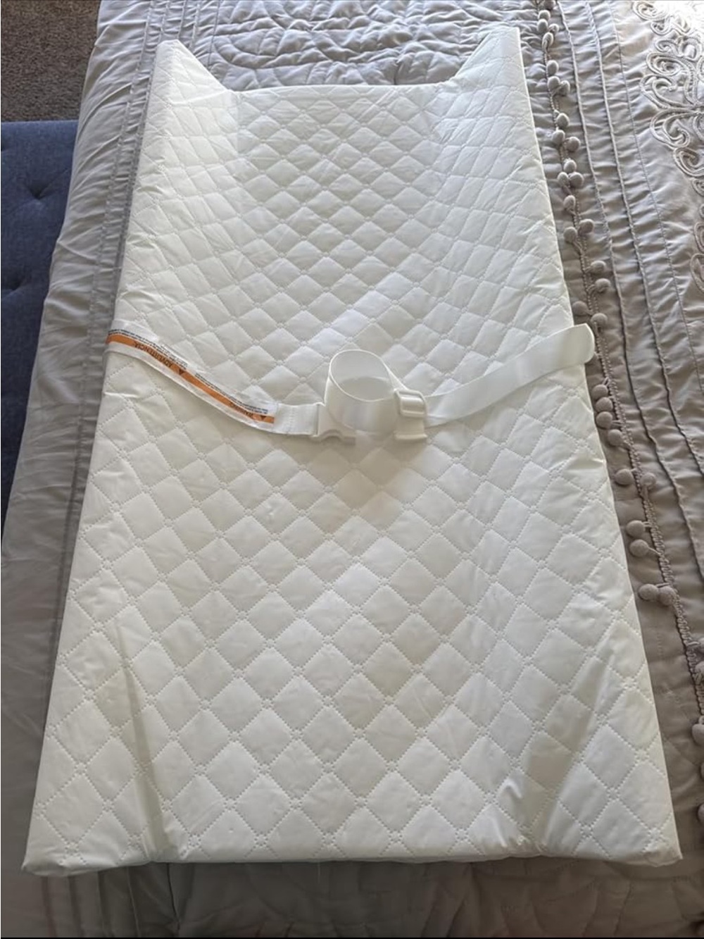NEW Waterproof Baby Changing Pad with Safety Strap